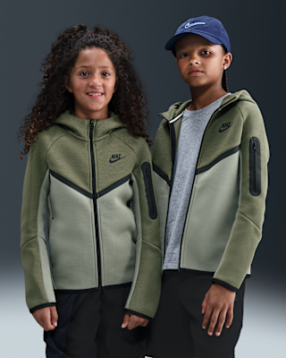 Nike Sportswear Tech Fleece Full‑Zip Nike Sportswear Tech Fleece Big Kids' Full-Zip Hoodie. Nike.com